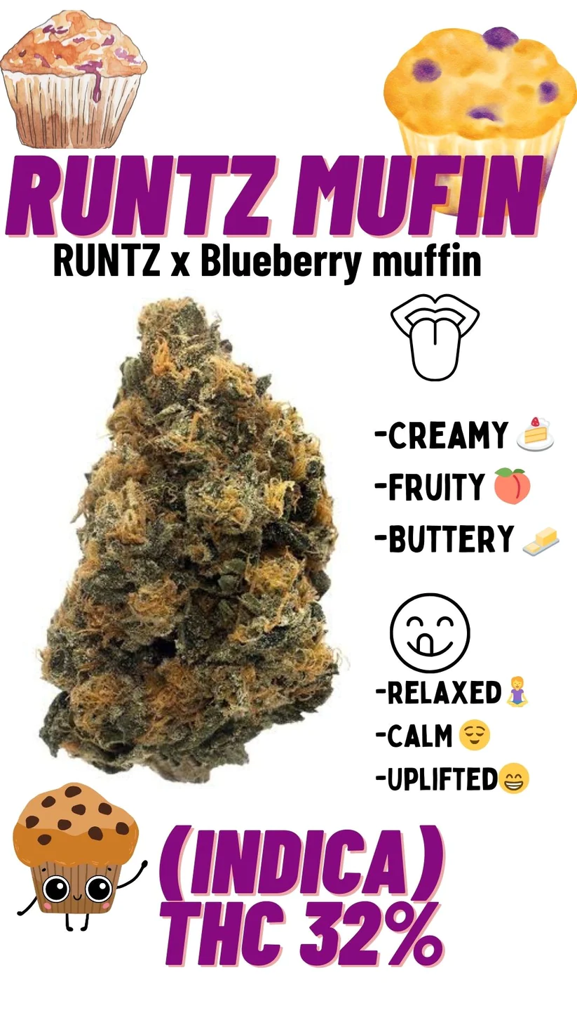 premium Exo RUNTZ MUFFIN Indica THC32